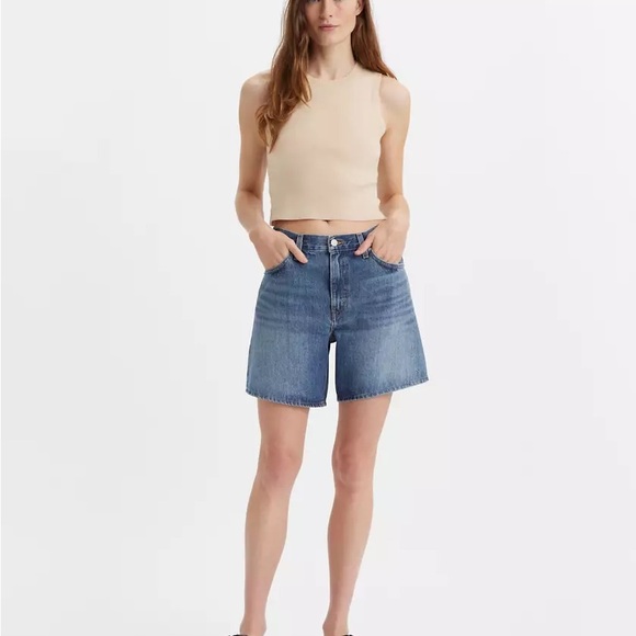 Levi's High-Waisted Jean Shorts - Picture 12 of 13